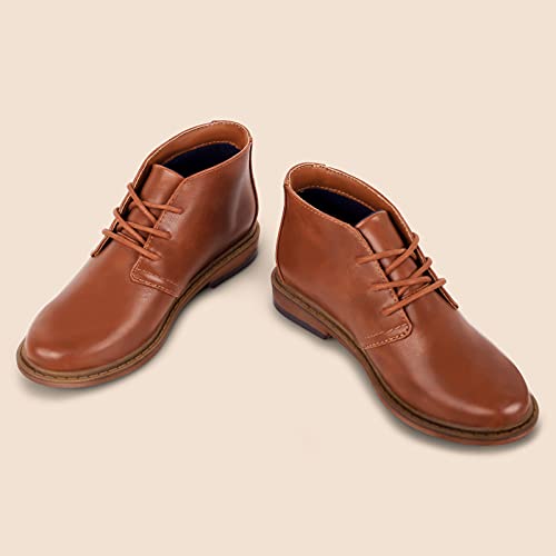 Kids Oxfords Shoes, Brown, Size 3 Kids Oxfords Shoes, Brown, Size 3